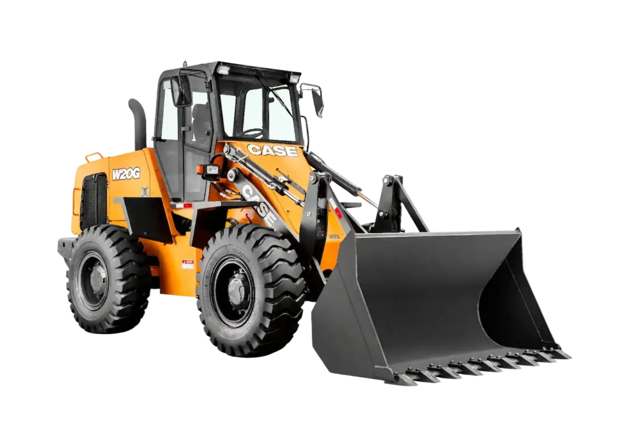 CASE W20G — vista geral